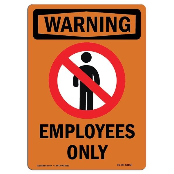 OSHA Warning Sign, 5